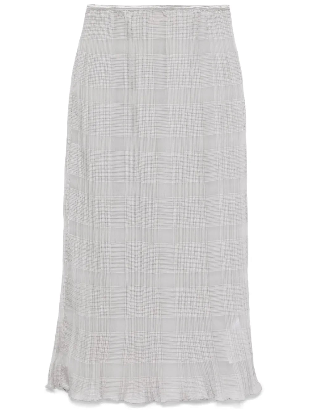 Pleated Chiffon Skirt