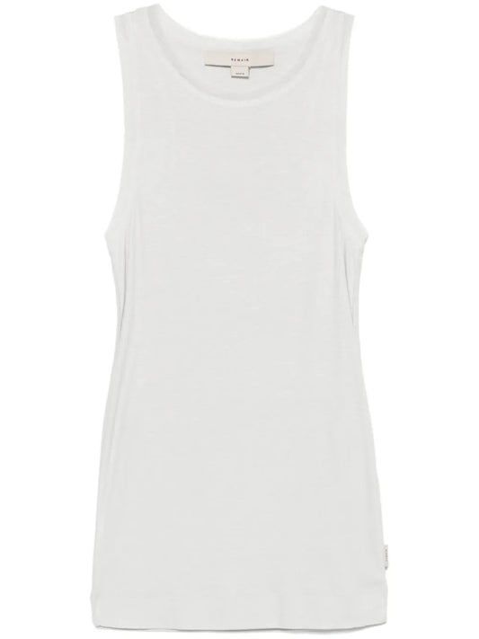Mesh-Trim Tank Top