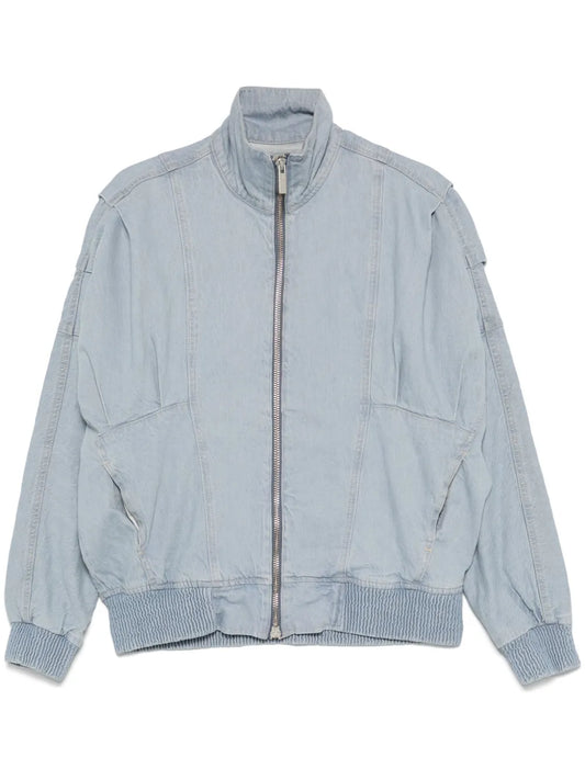 Bat-Sleeve Denim Jacket