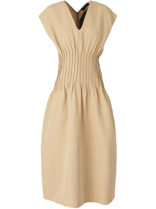 Fitted-Waist Dress