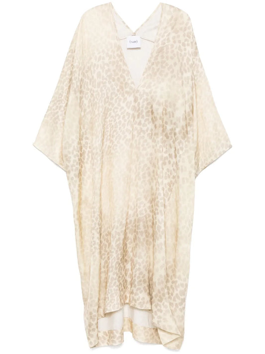 Animal-Print Midi Dress