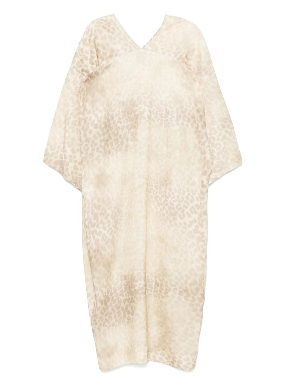 Animal-Print Midi Dress