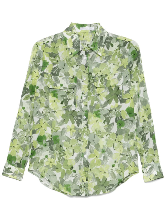 Floral-Print Shirt