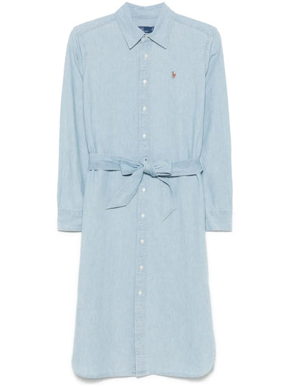 Polo Pony-Embroidered Mini Dress
