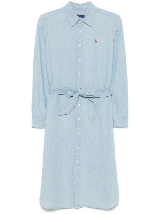 Polo Pony-Embroidered Mini Dress