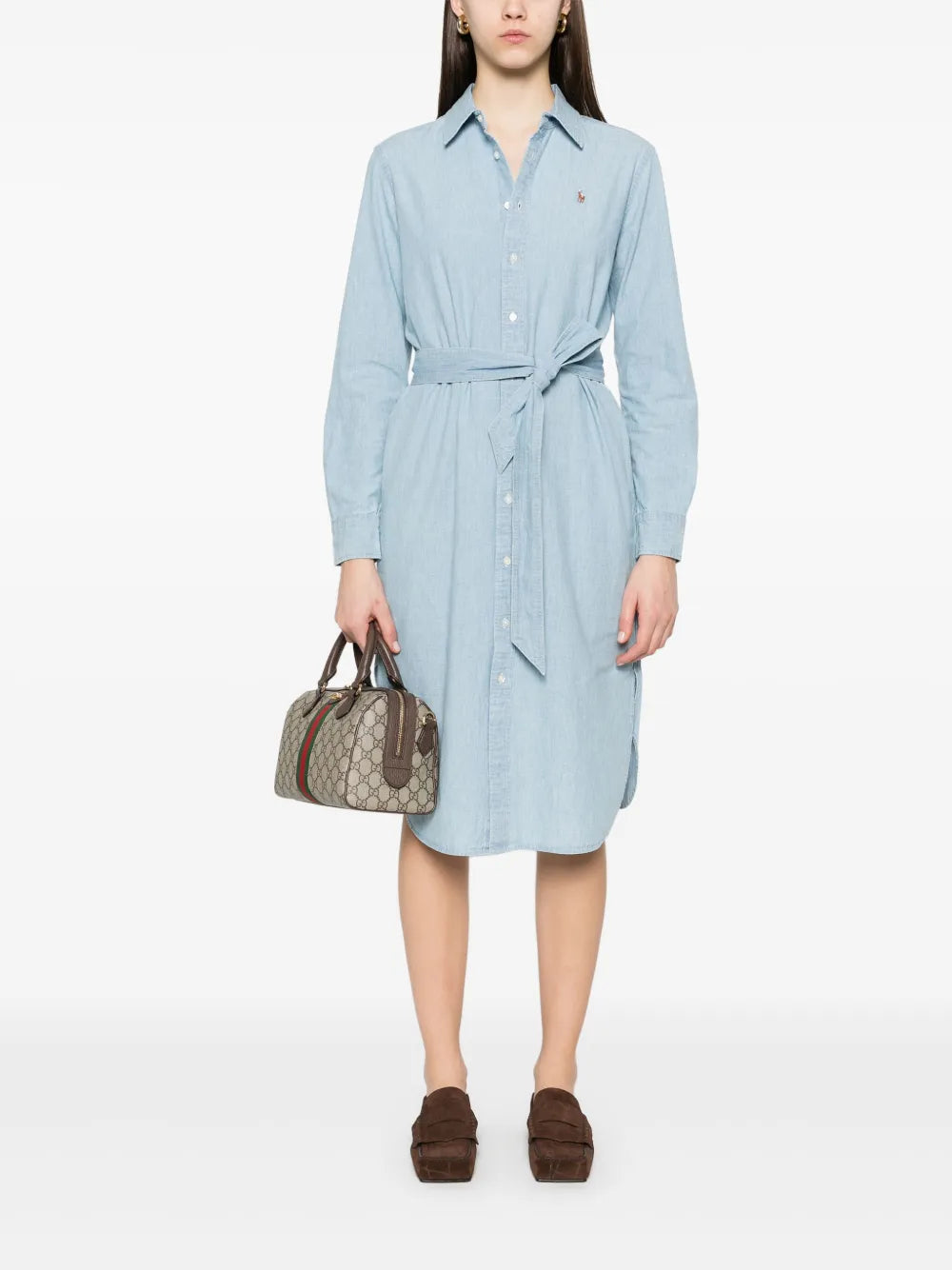 Polo Pony-Embroidered Mini Dress
