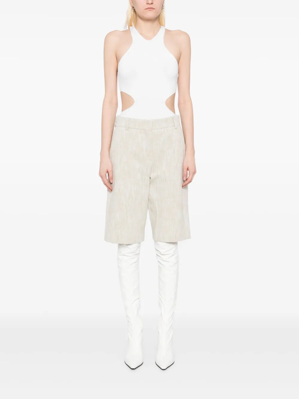 Slim-Fit Bermuda Shorts