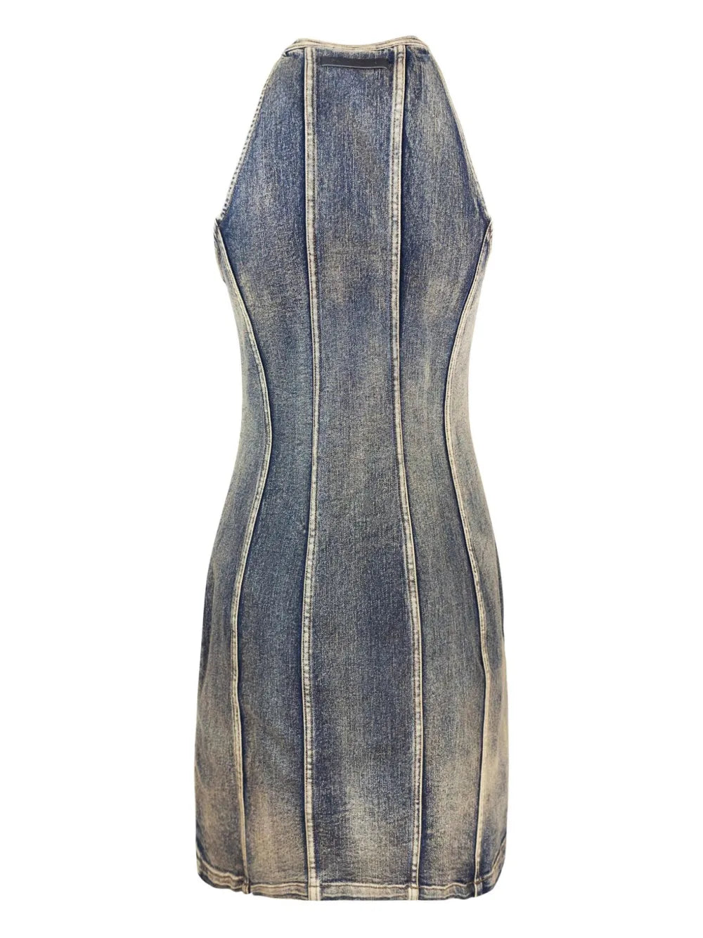 Washed-Denim Dress