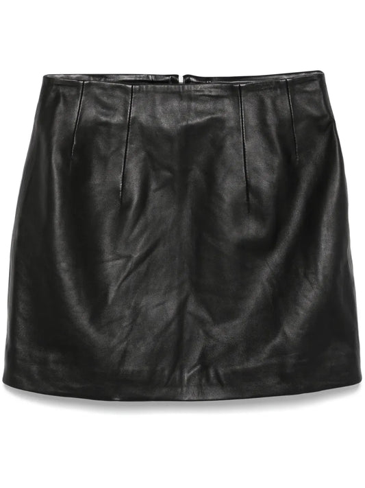 Leather Mini Skirt
