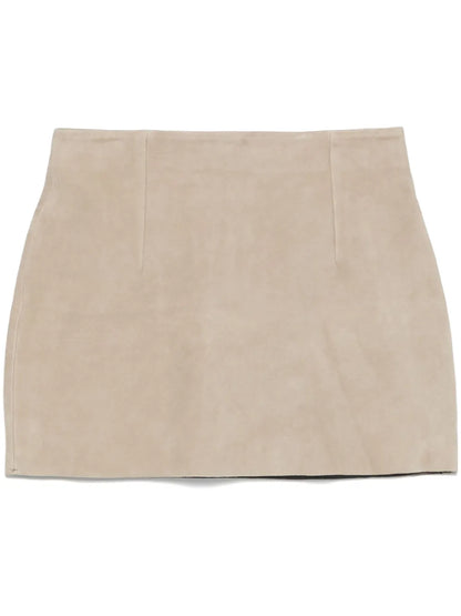 Suede Mini Skirt