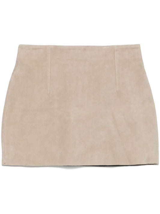 Suede Mini Skirt