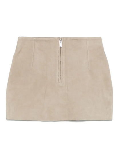 Suede Mini Skirt