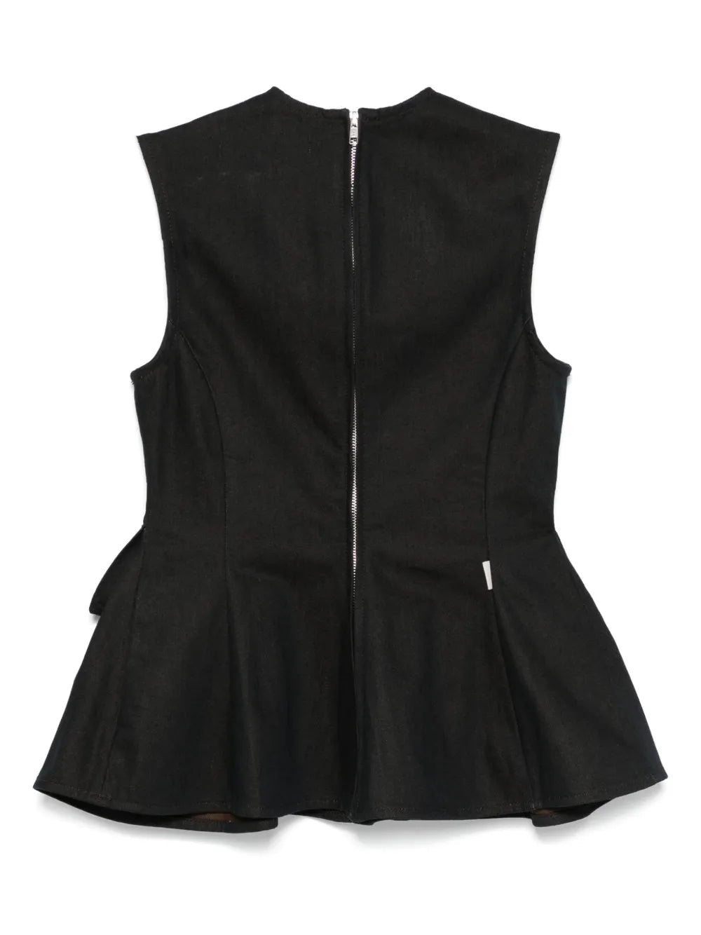 Peplum Denim Top