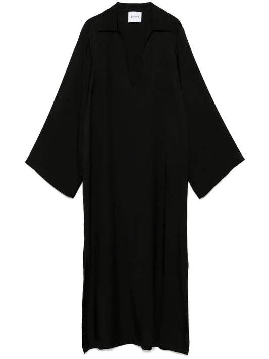 V-Neck Midi Dress