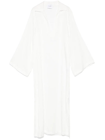 V-Neck Midi Dress