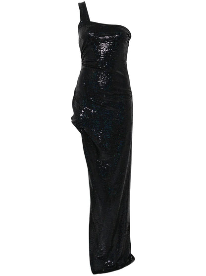Sequin-Embellished Maxi Dress
