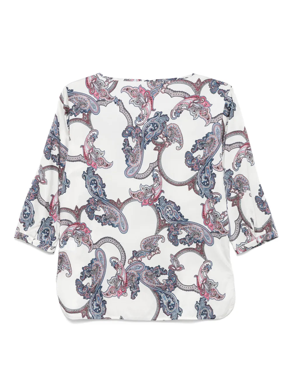 Graphic-Print Blouse