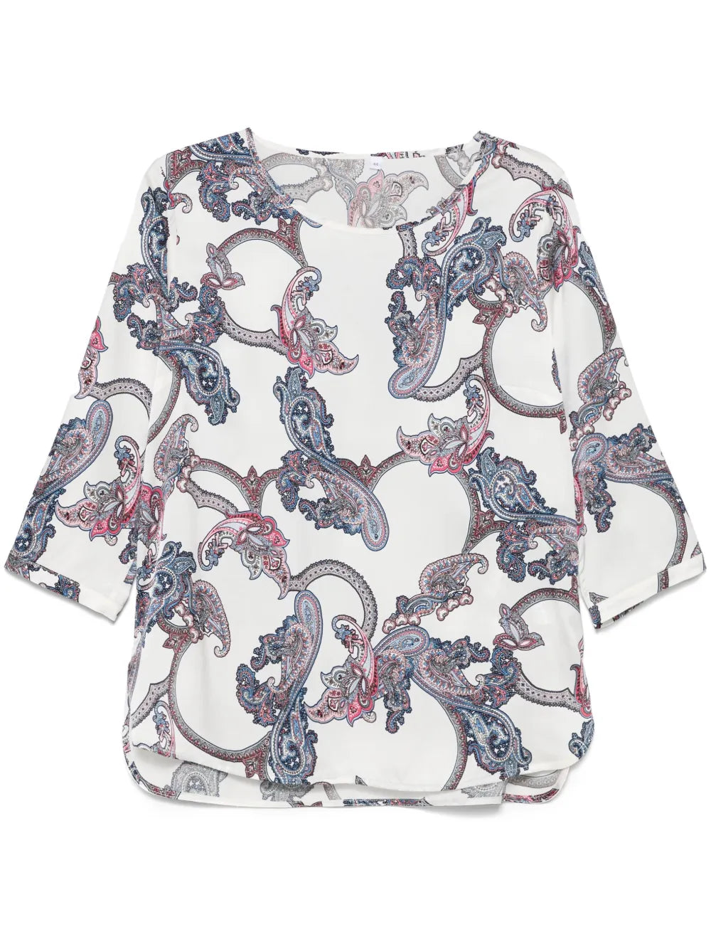 Graphic-Print Blouse