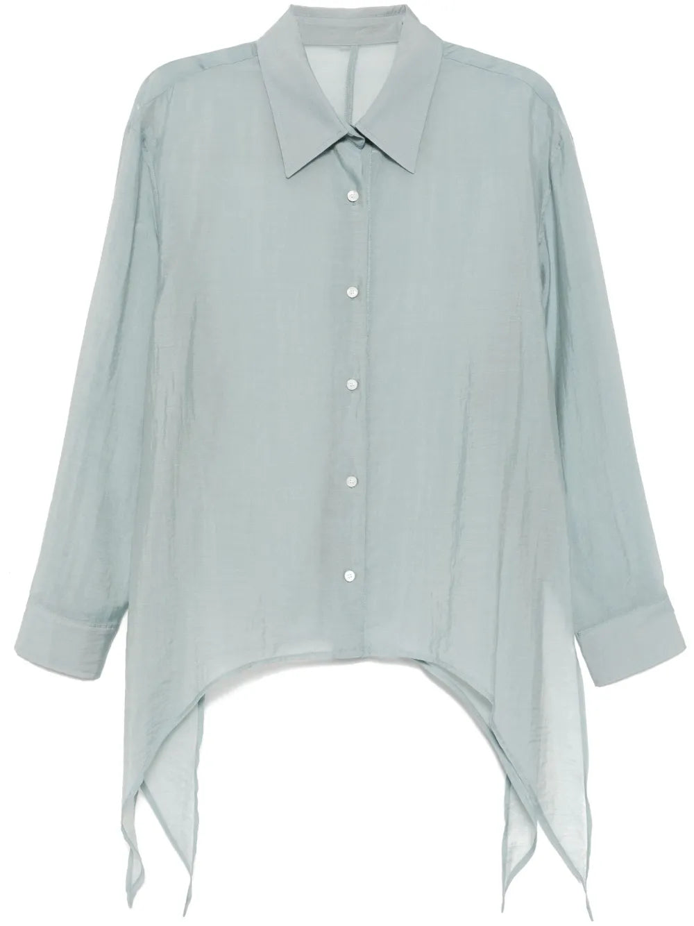 Side Slit Tie Shirt