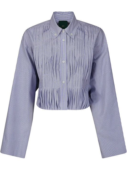 Striped Poplin Shirt