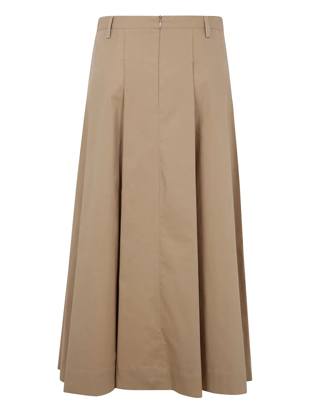 Pleat-Detail Skirt