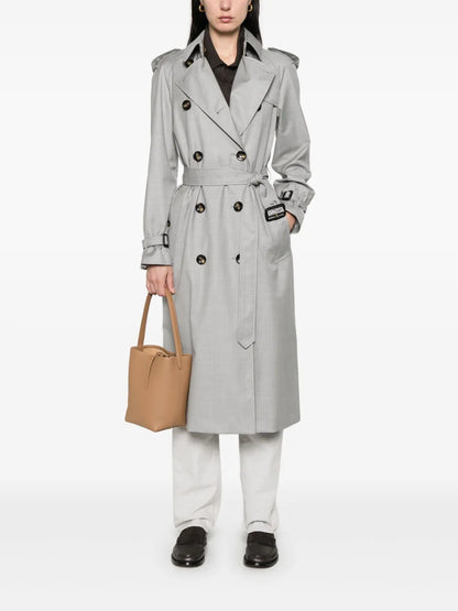 Virgin Wool Trench Coat