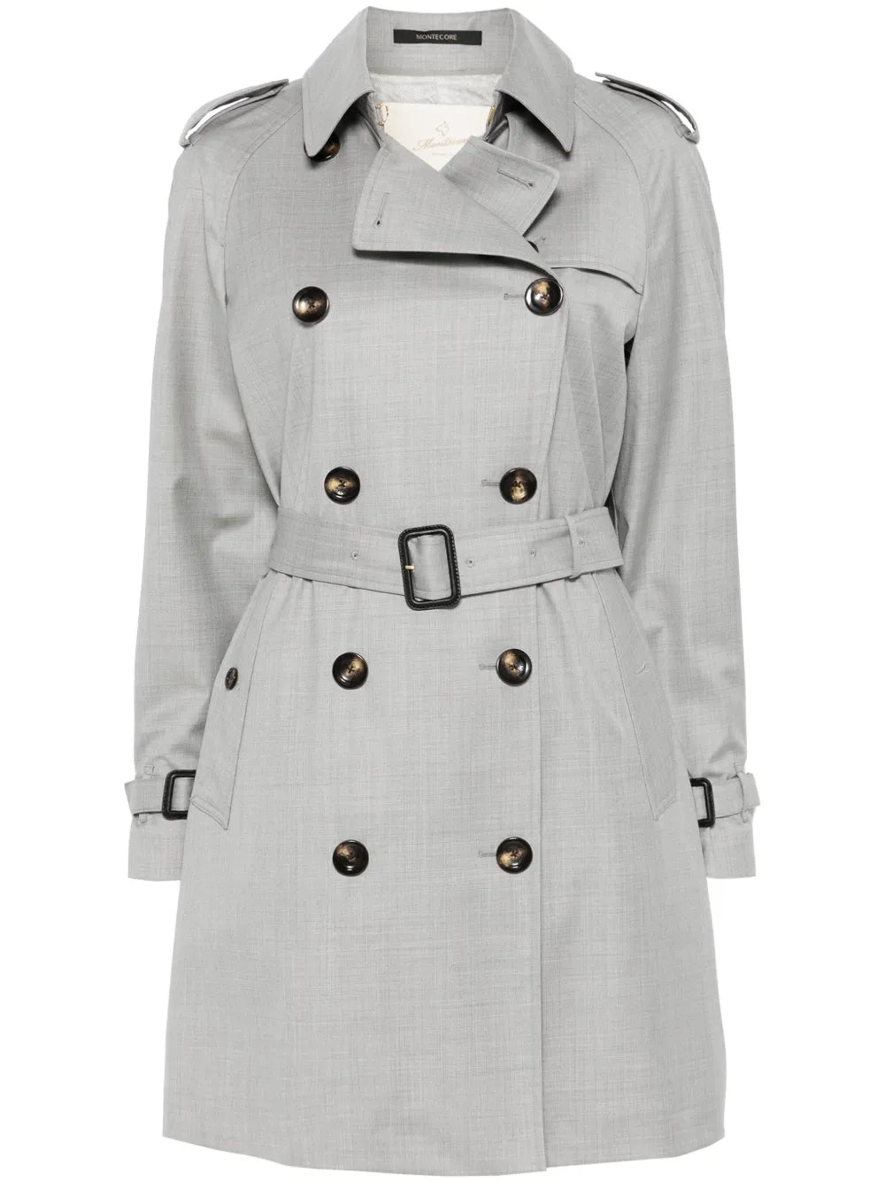 Virgin Wool Trench Coat