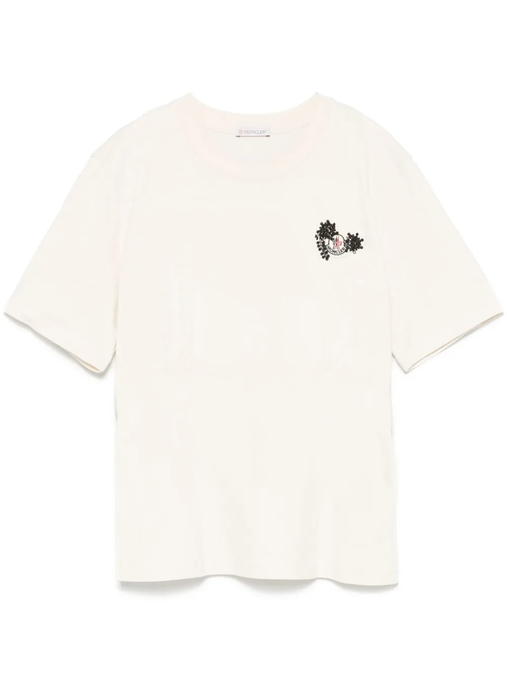 Hand-Beaded Cotton T-Shirt