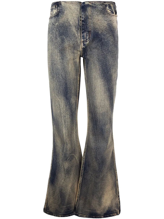 Washed Flared Jeans