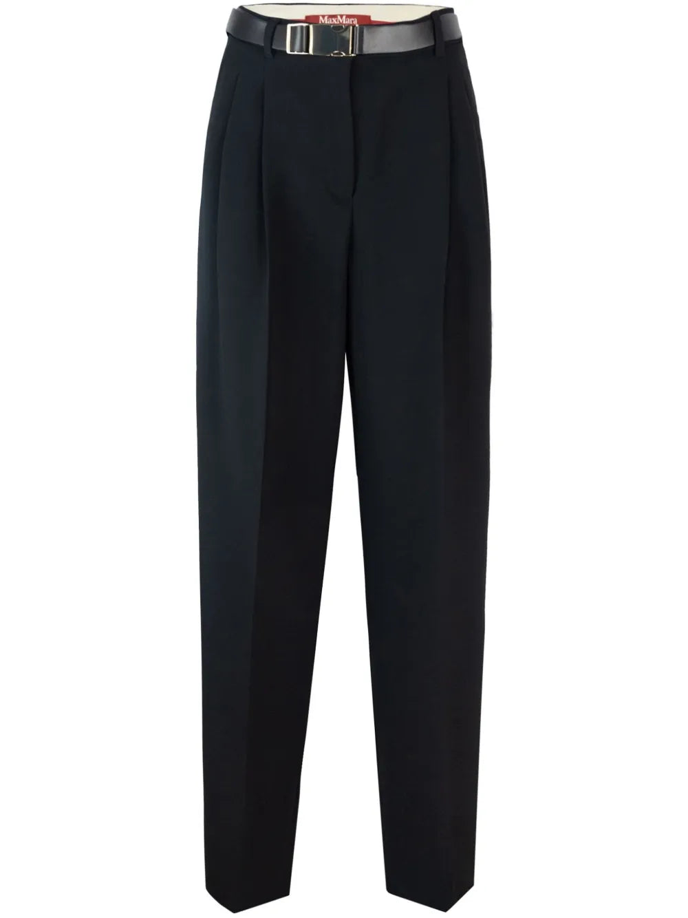 Belted Straight Trousers