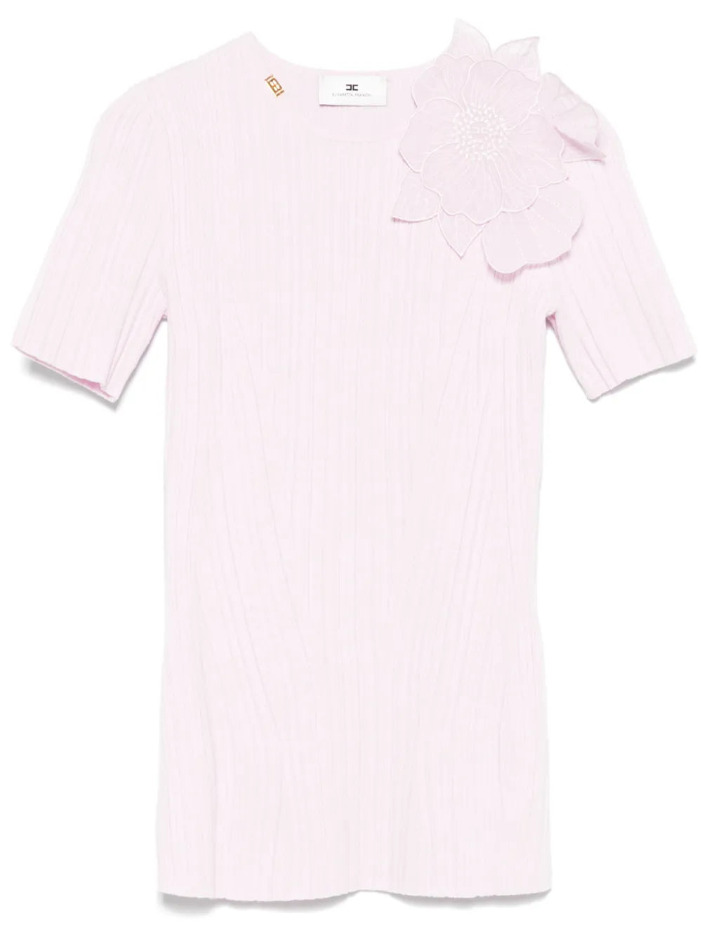 Floral-Appliqué Top