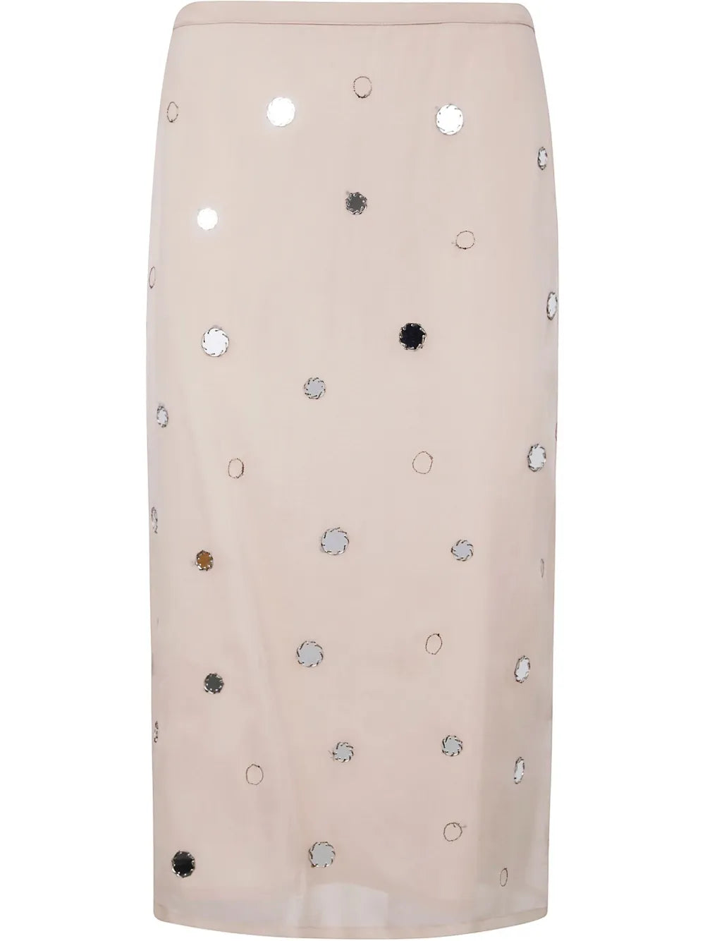 Paillette-Embellished Midi Skirt