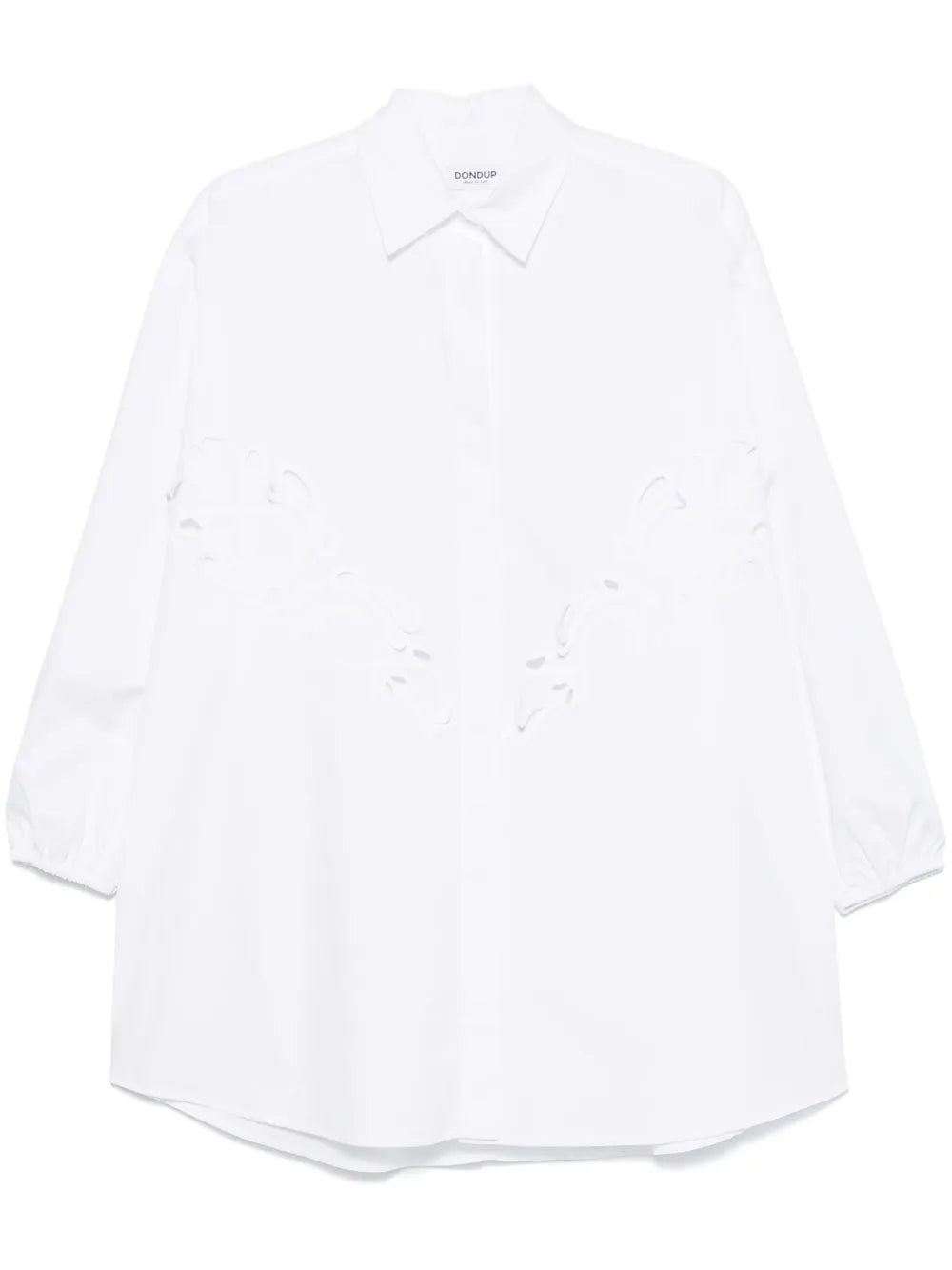 Embroidered Shirt Dress