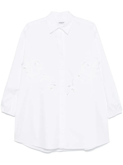 Embroidered Shirt Dress