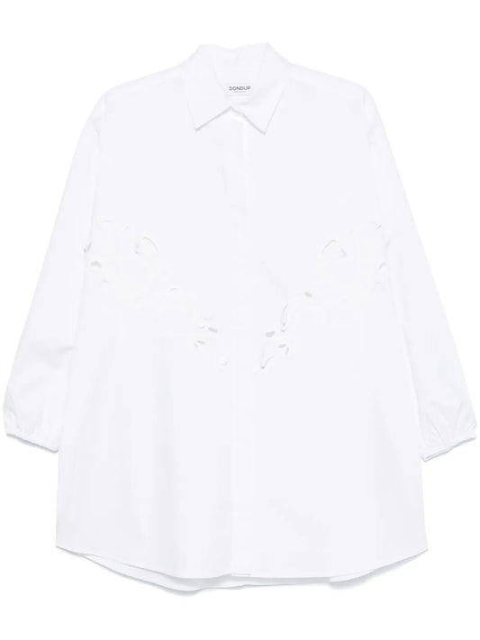 Embroidered Shirt Dress