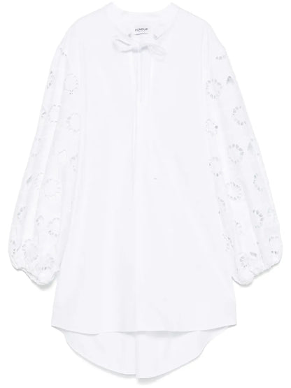 Broderie-Anglaise Mini Dress