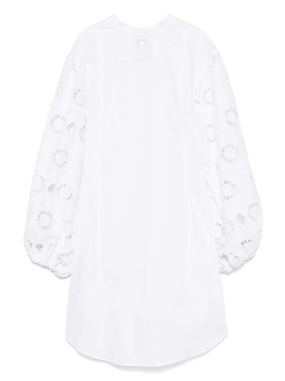 Broderie-Anglaise Mini Dress