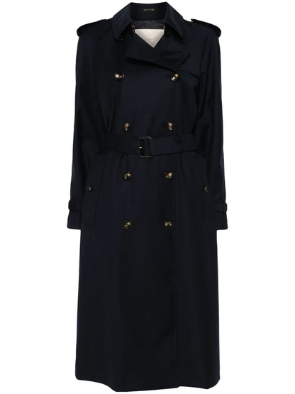 Virgin Wool Trench Coat