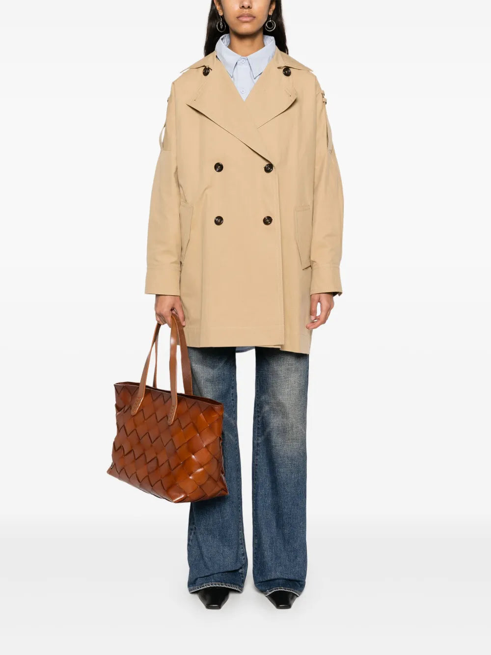 Double-Breasted Trench Coat
