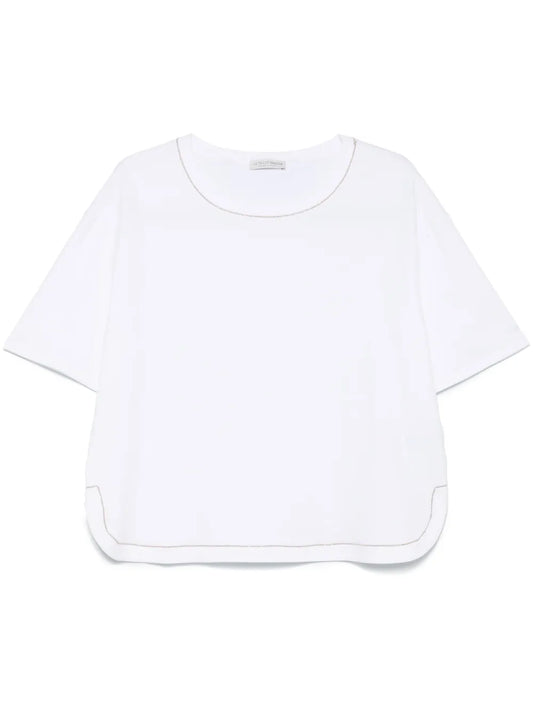 Bead-Embellished T-Shirt