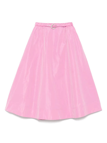 Belted Midi Skirt