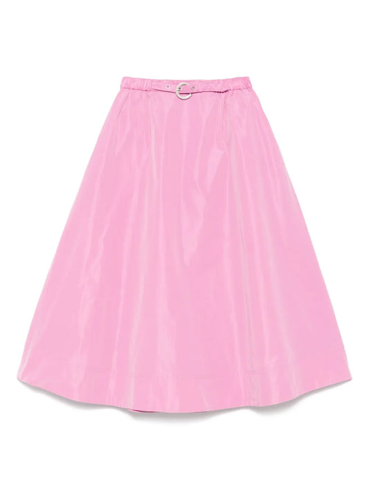 Belted Midi Skirt