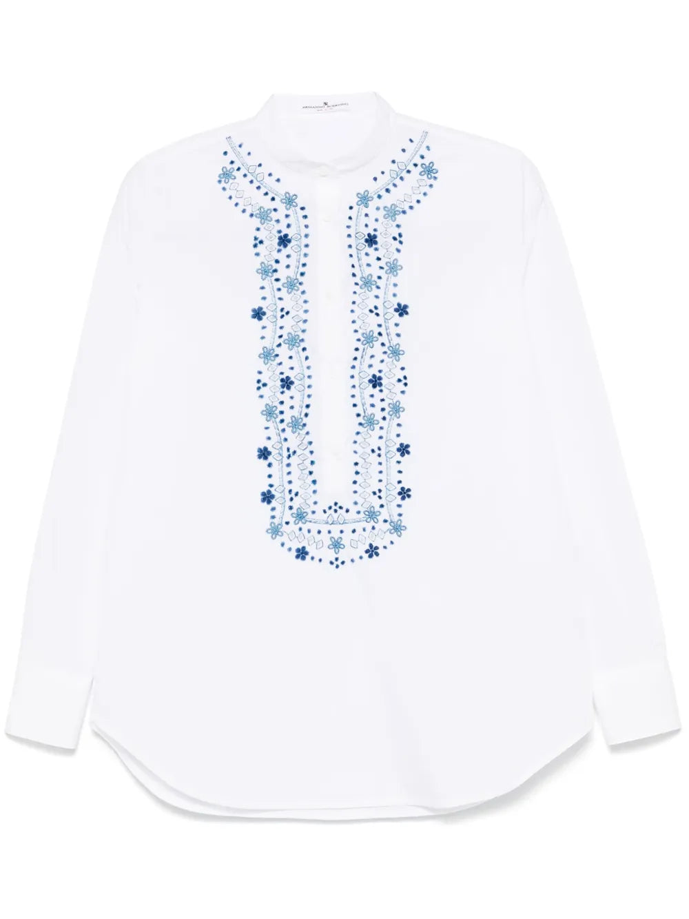 Embroidered-Motif Shirt
