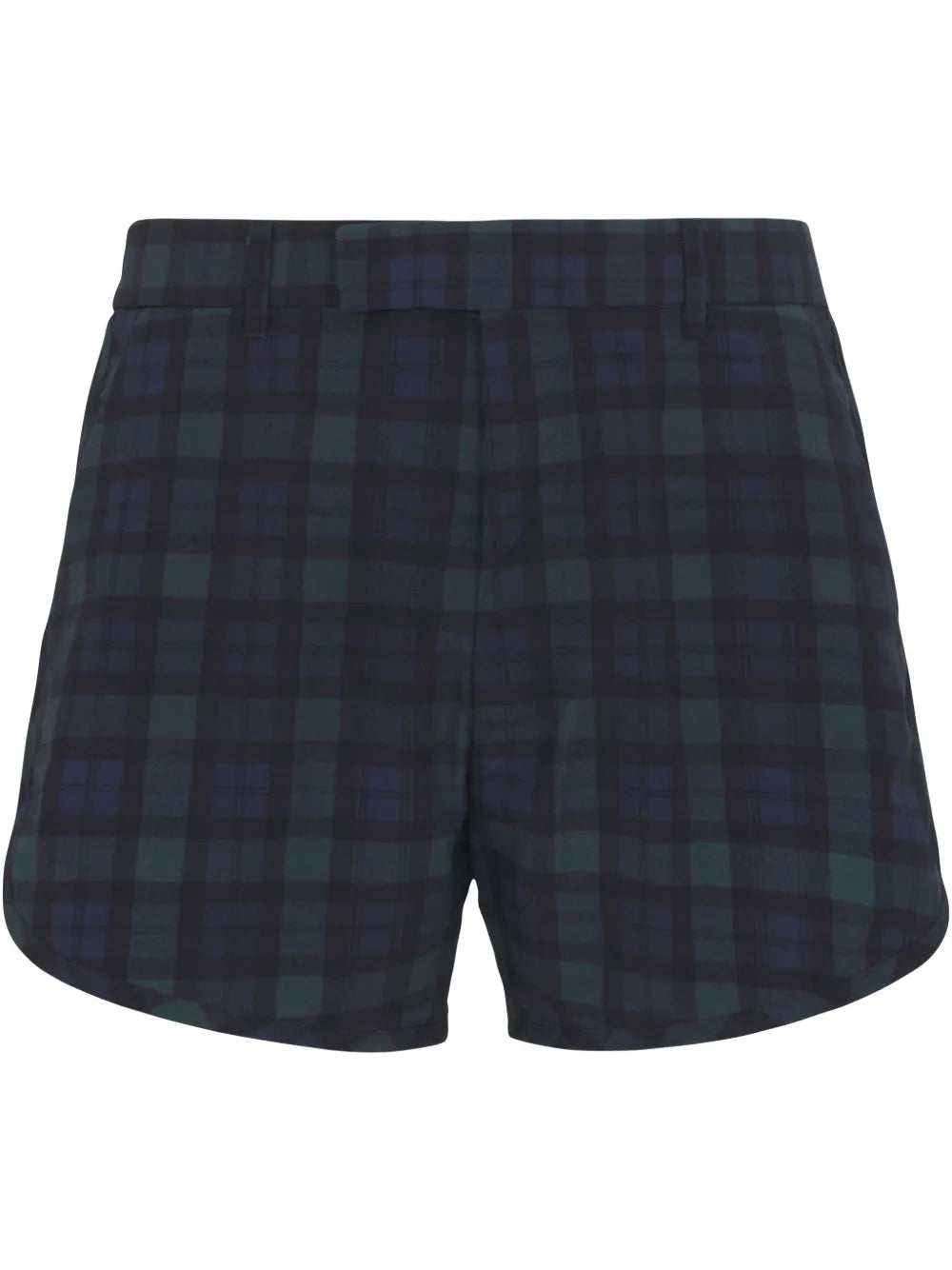 Plaid-Print Shorts