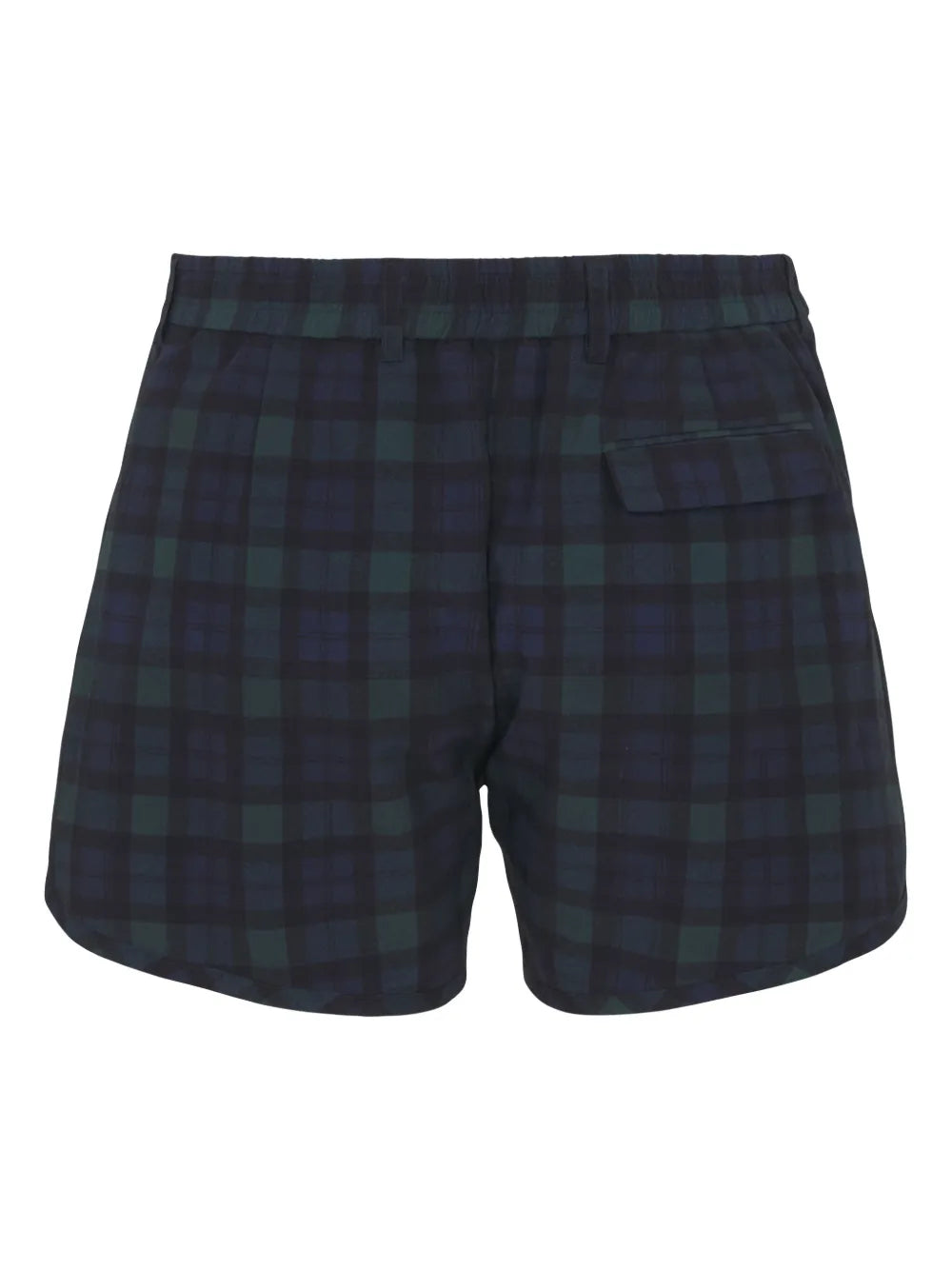 Plaid-Print Shorts