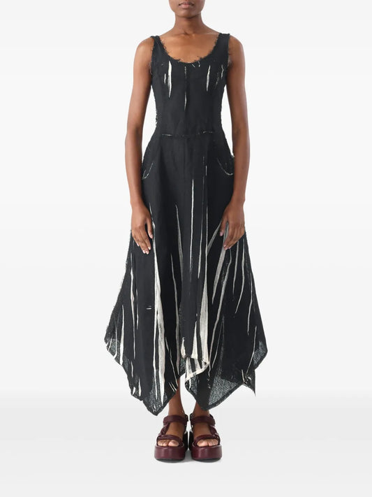 Screen-Printed Dress