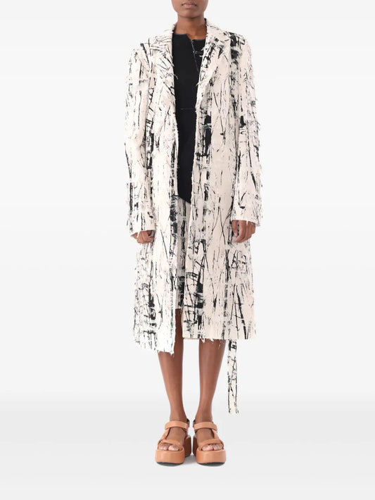 Calligraphy Jacquard Coat