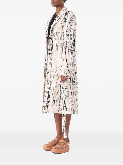 Calligraphy Jacquard Coat