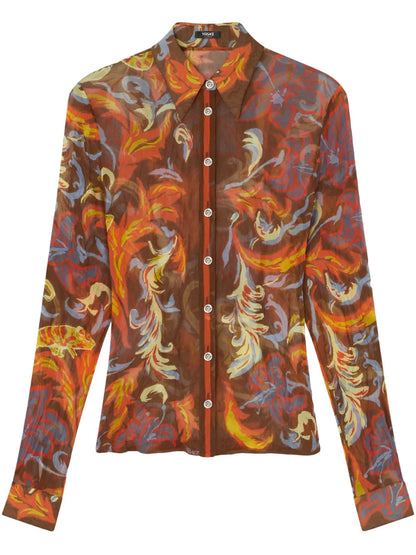 Exotic Barocco Crepe Shirt