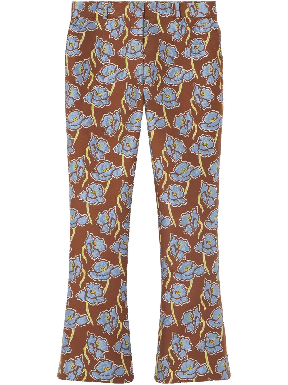 Poppies Jacquard Flared Trousers